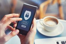 Cybersecurity Smartphone Hand
